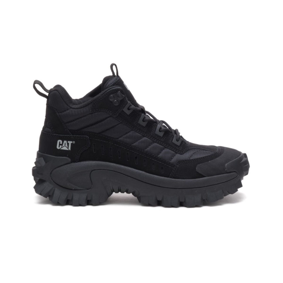 Black Intruder Mid Shoe Cat Footwear