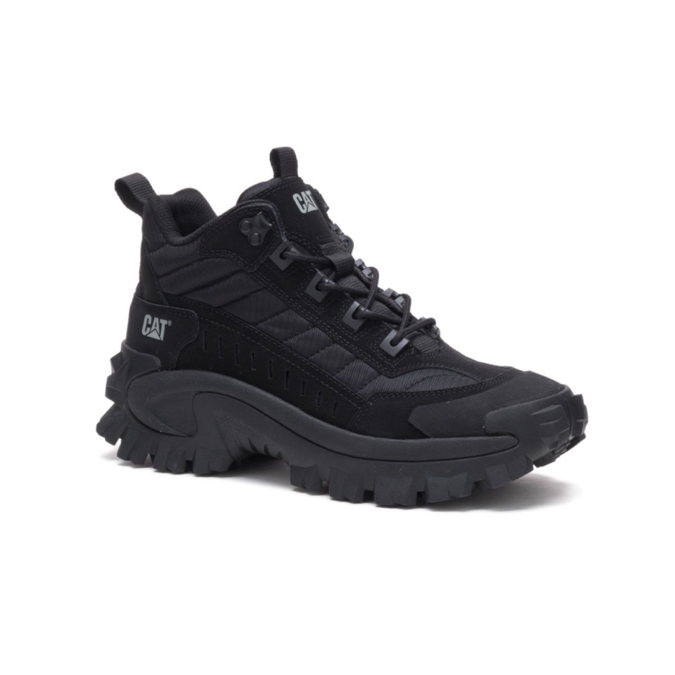 Black Intruder Mid Shoe Cat Footwear