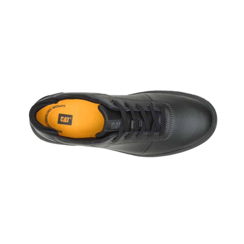 Black Men's ProRush SR plus Oxford Cat Footwear