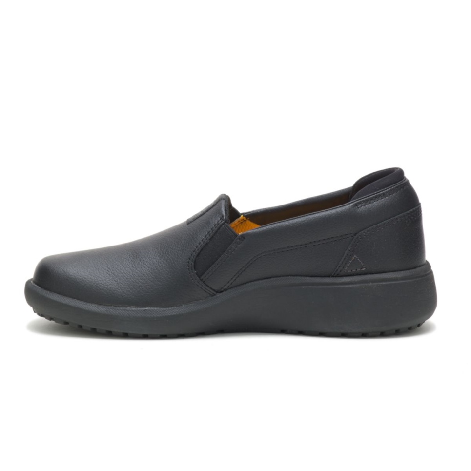 Black Women's ProRush SR plus Slip-On Cat Footwear