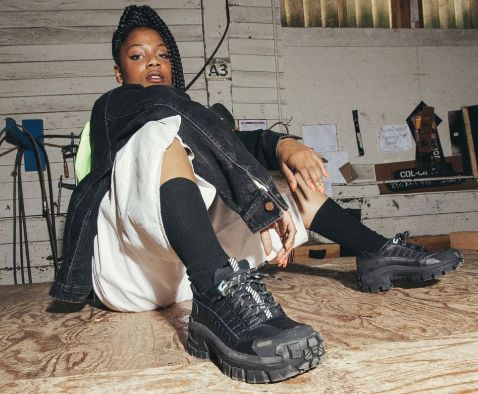 Brown Sugar-Tan Women's Invader Steel Toe Work Shoe Cat Footwear