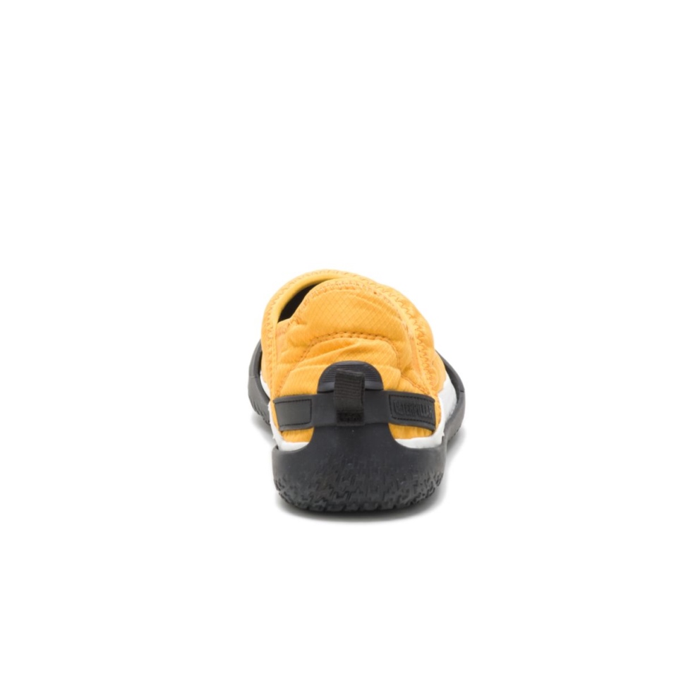 CAT Yellow Crossover Slip On Cat Footwear