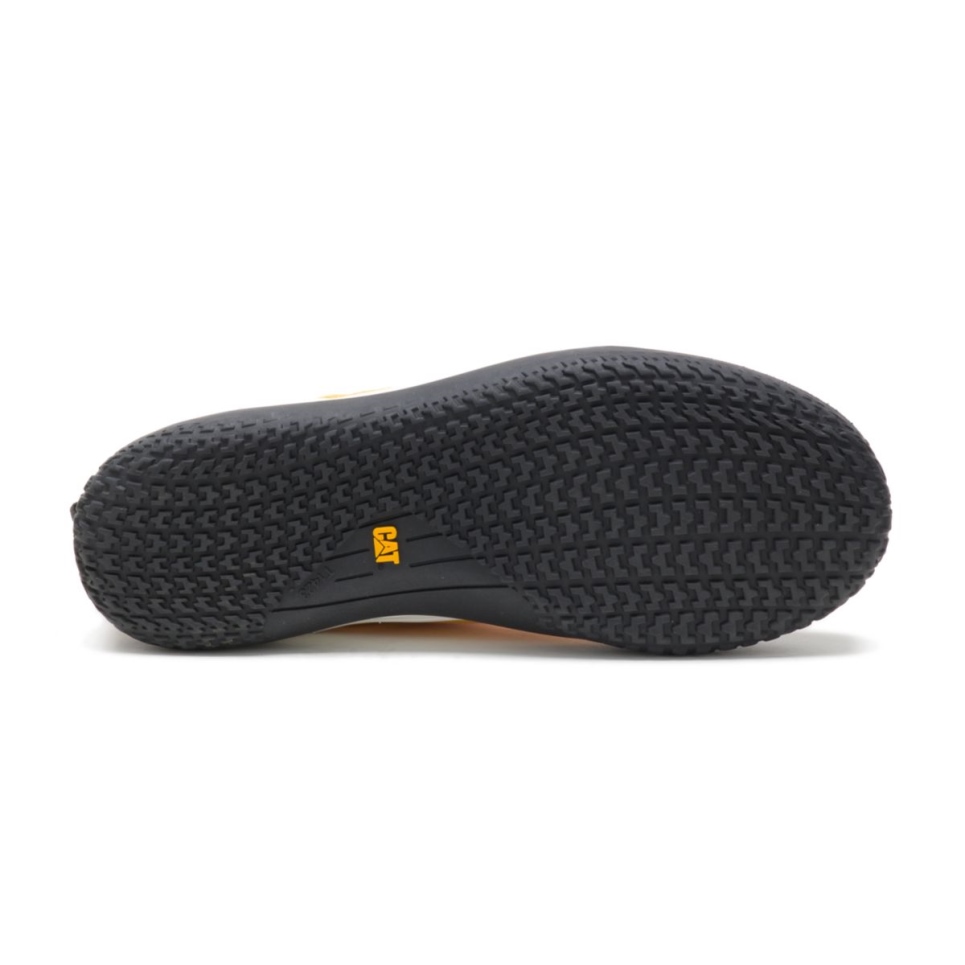 CAT Yellow Crossover Slip On Cat Footwear