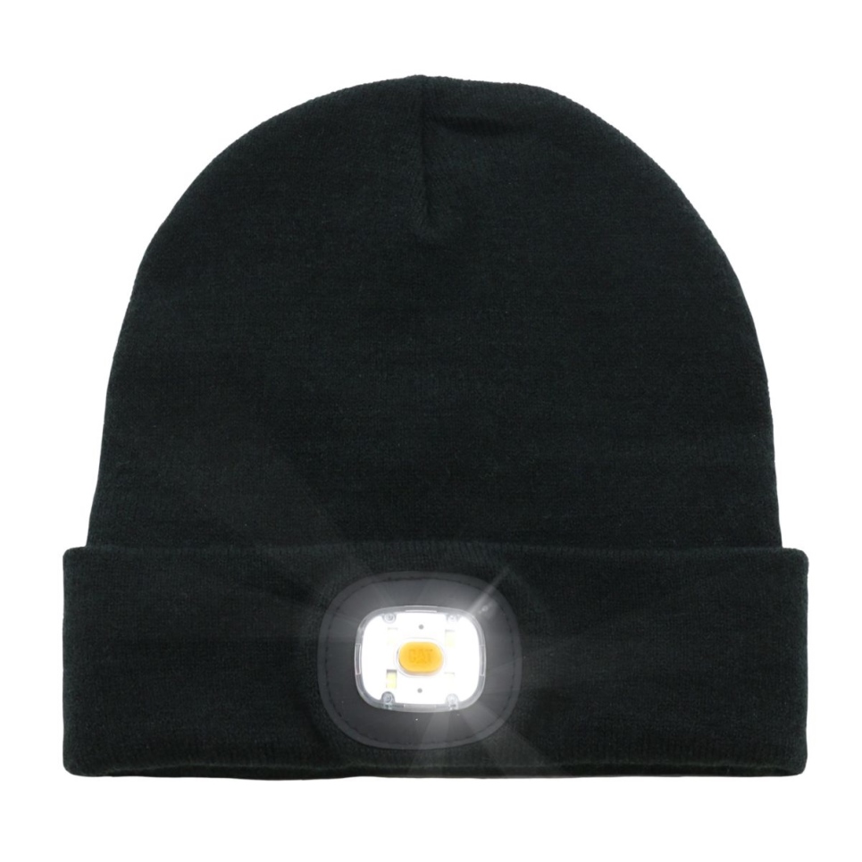 Cat Footwear Black Flashlight Beanie