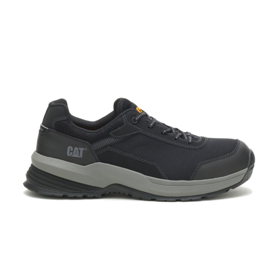 Cat Footwear Black Men's Streamline 2.0 Mesh Composite Toe Work Shoe