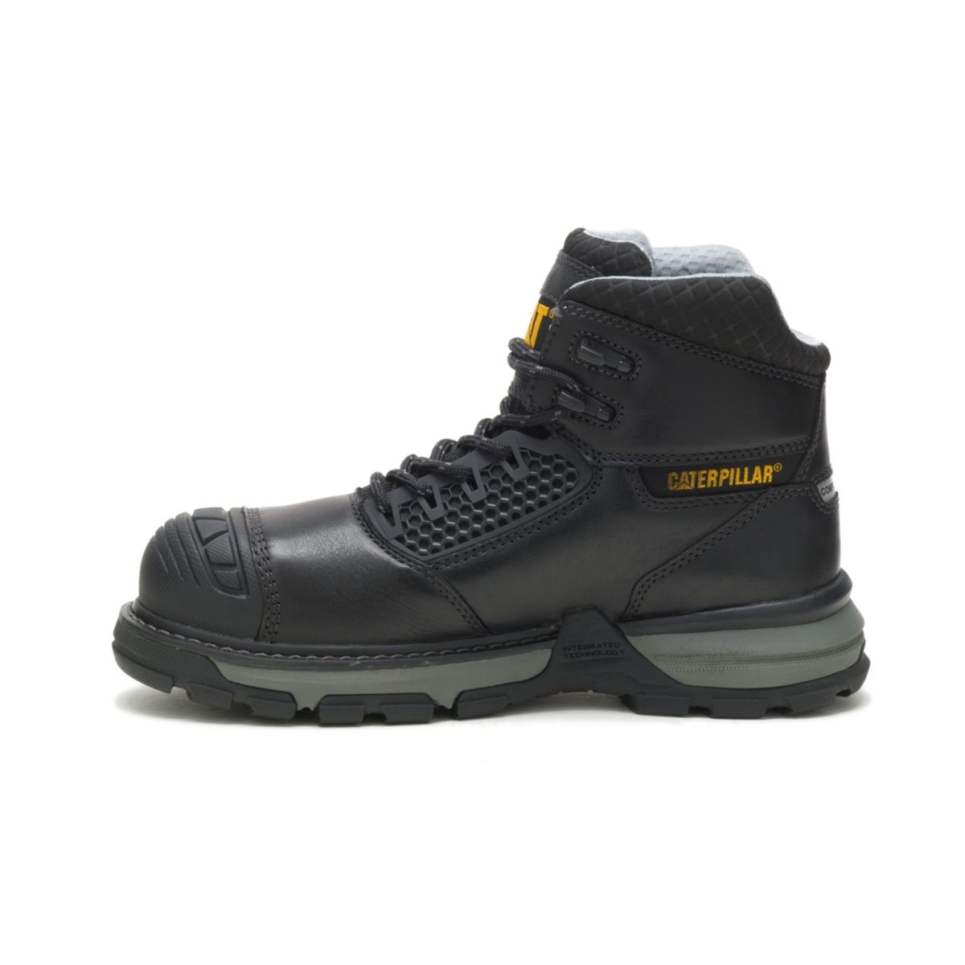 Cat Footwear Black Women's Excavator Superlite Cool Carbon Composite Toe Work Boot