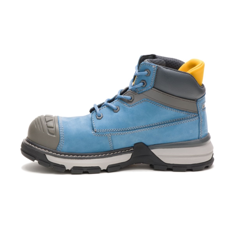 Cat Footwear Blue Heaven Women's Excavator Superlite Waterproof Toe Work Boot
