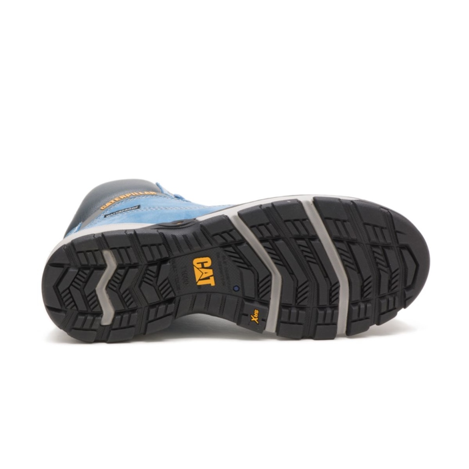 Cat Footwear Blue Heaven Women's Excavator Superlite Waterproof Toe Work Boot
