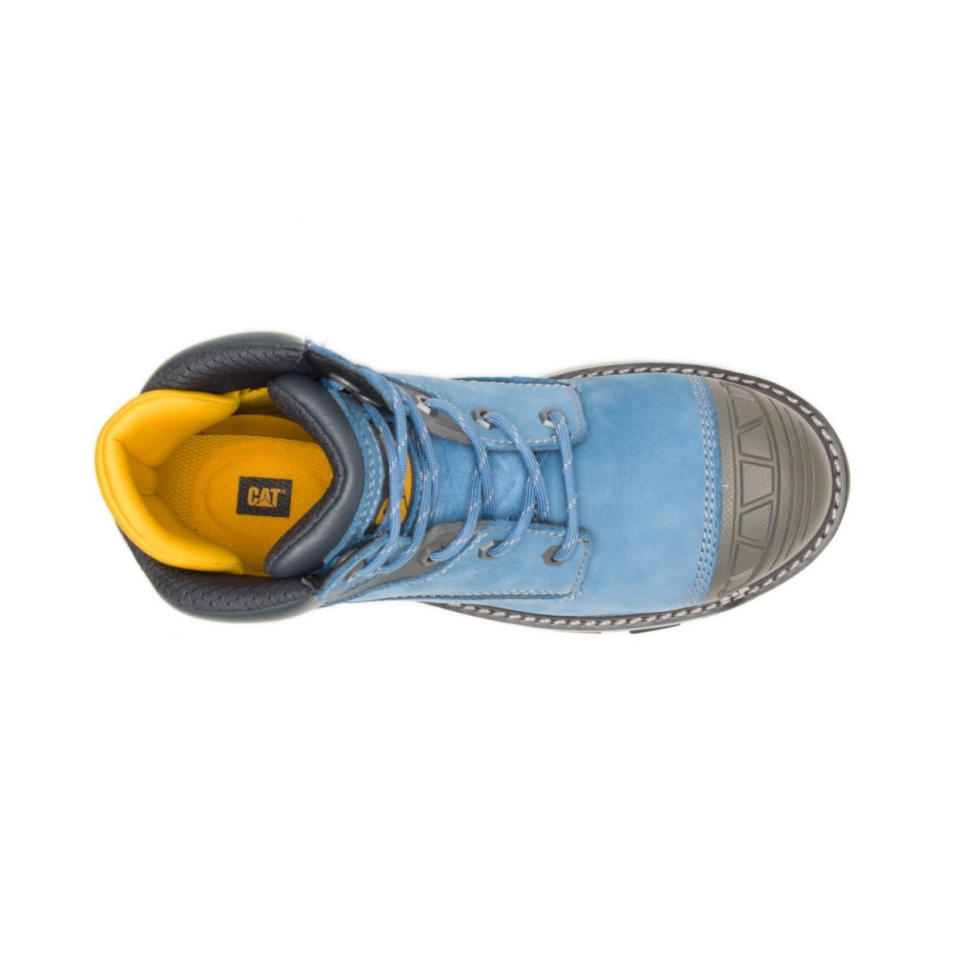 Cat Footwear Blue Heaven Women's Excavator Superlite Waterproof Toe Work Boot
