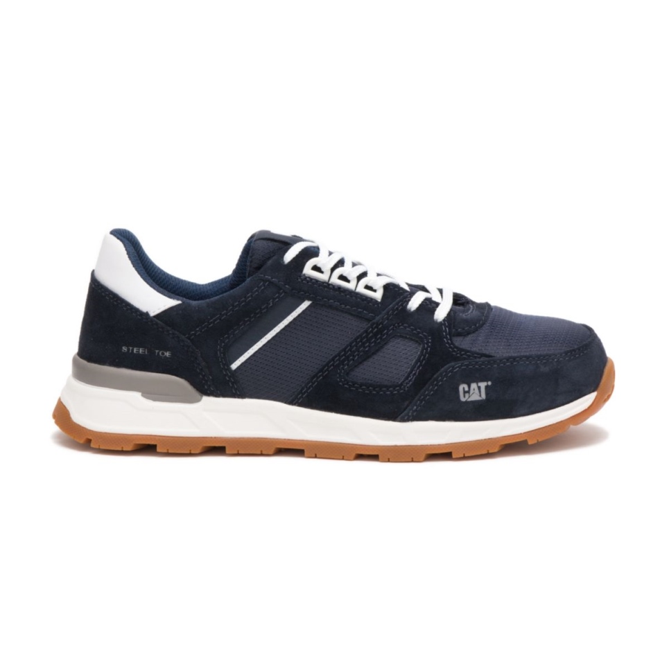 Cat Footwear Blue Nights Men's Woodward Steel Toe Work Shoe