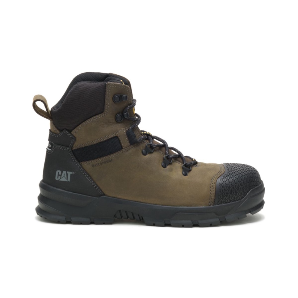 Cat Footwear Boulder Men's Accomplice X Waterproof Steel Toe Work Boot