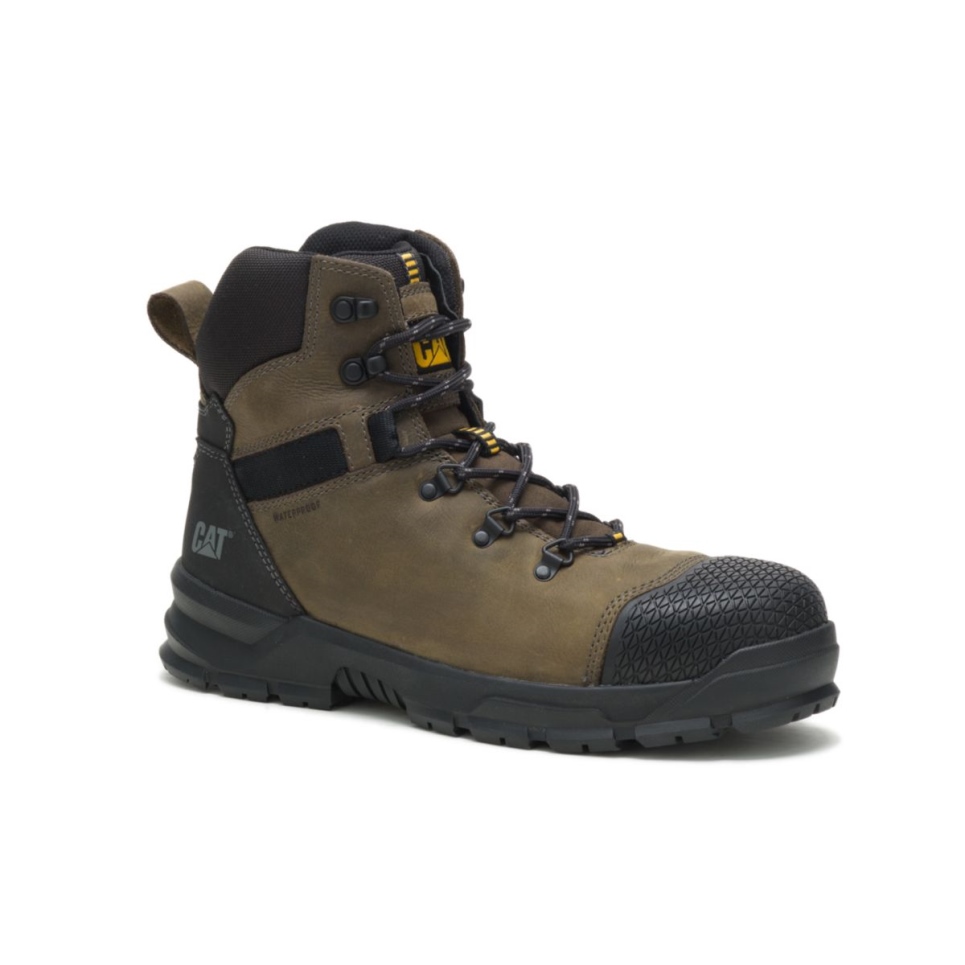 Cat Footwear Boulder Men's Accomplice X Waterproof Steel Toe Work Boot