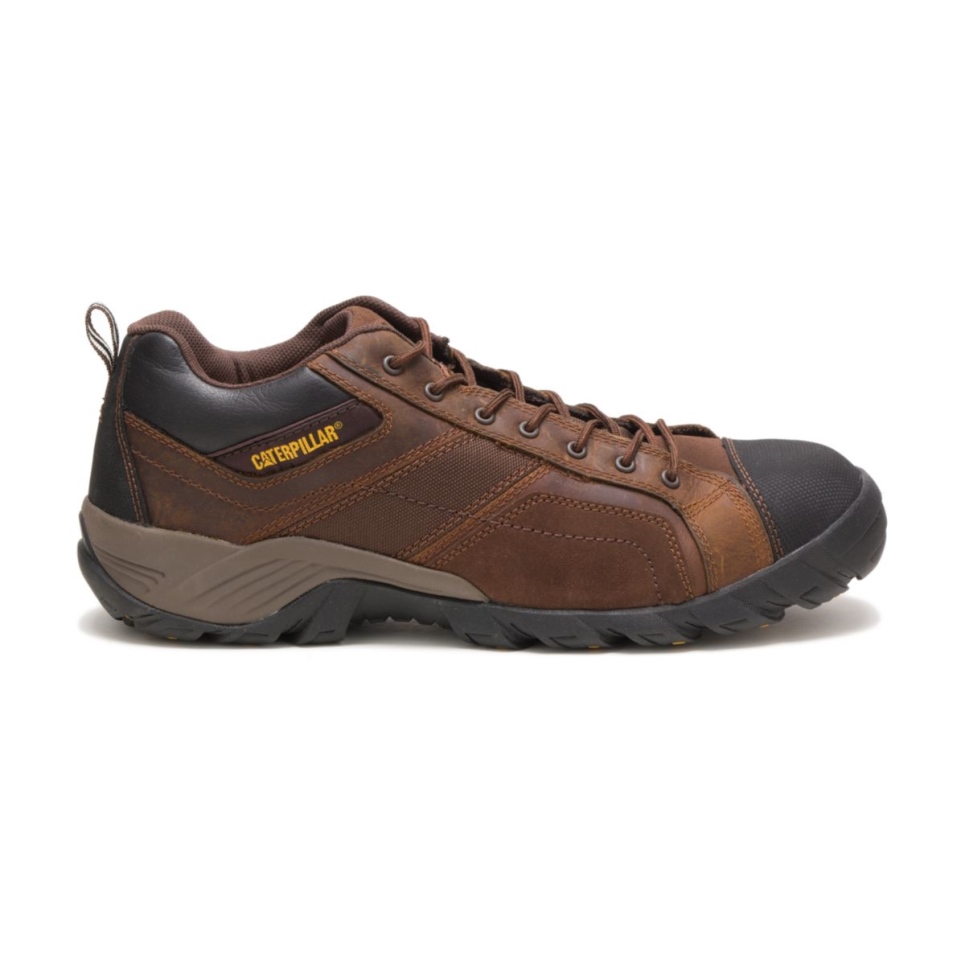 Cat Footwear Dark Brown Men's Argon Composite Toe Work Shoe