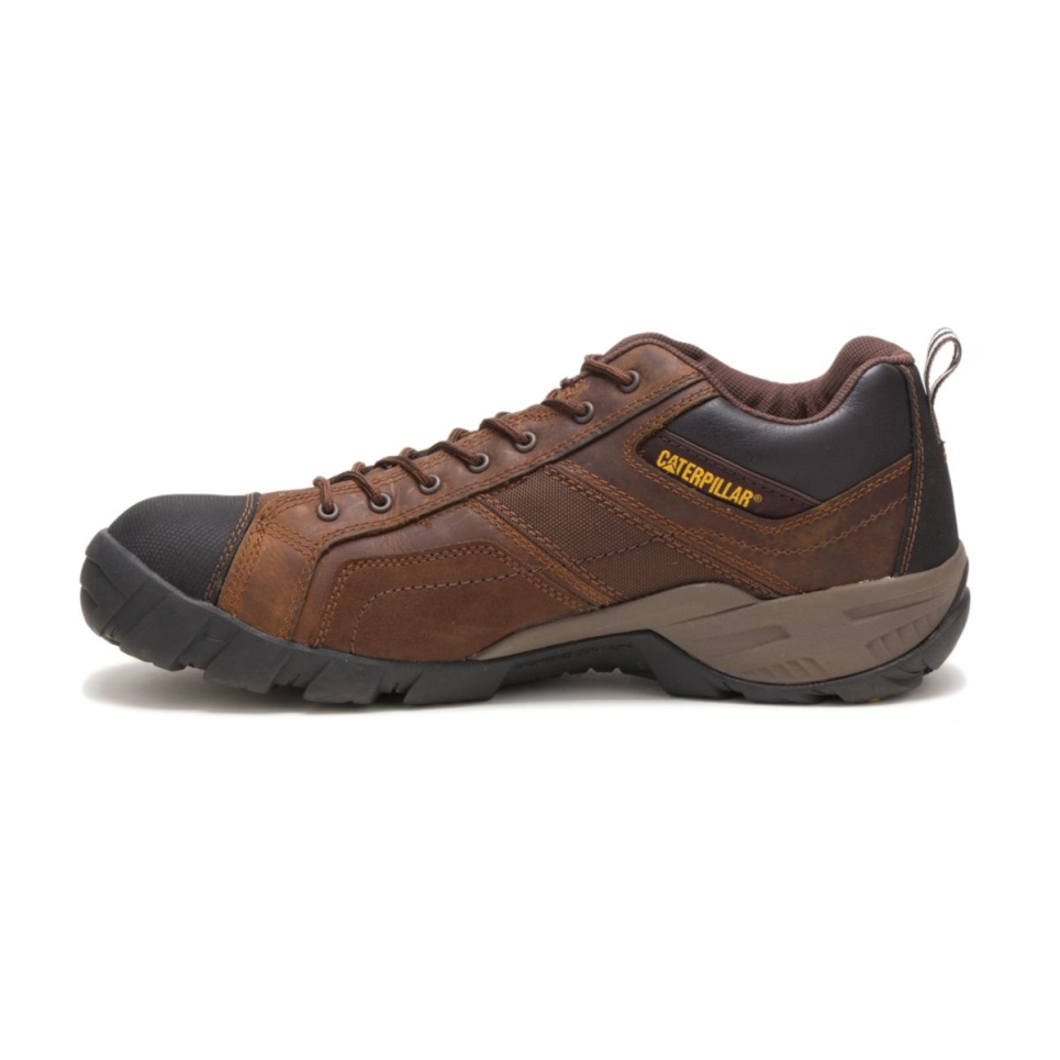 Cat Footwear Dark Brown Men's Argon Composite Toe Work Shoe
