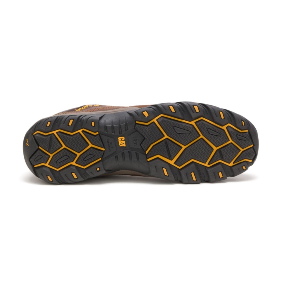 Cat Footwear Dark Brown Men's Argon Composite Toe Work Shoe