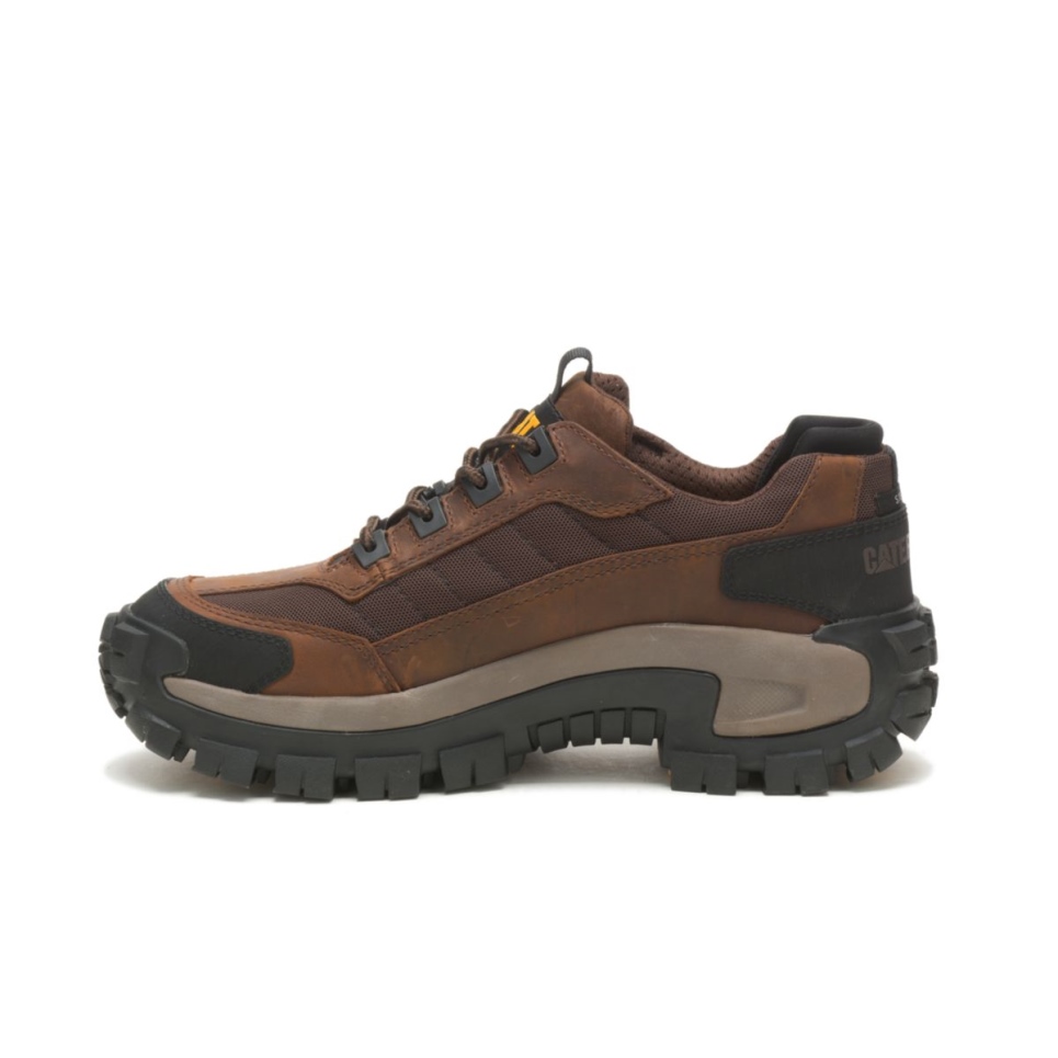 Cat Footwear Dark Brown Men's Invader Steel Toe Work Shoe
