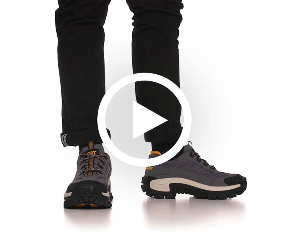 Cat Footwear Dark Brown Men's Invader Steel Toe Work Shoe