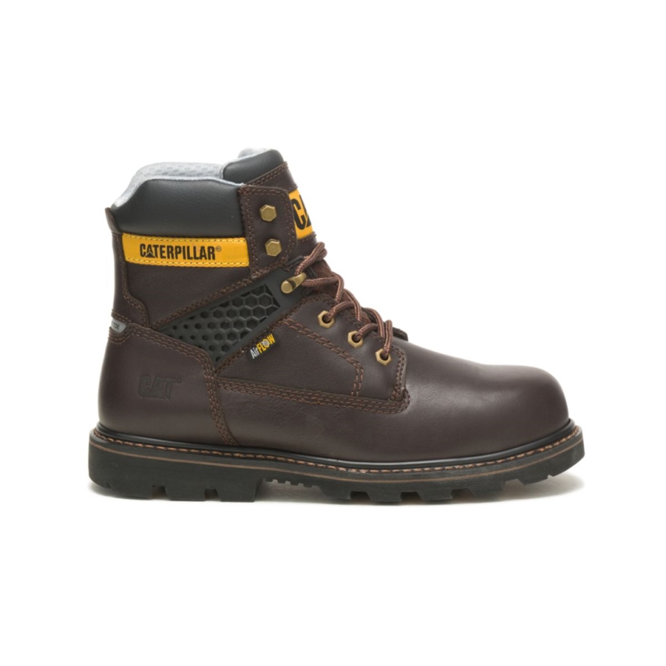 Cat Footwear Dark Brown Men's Structure Cool Composite Toe Work Boot