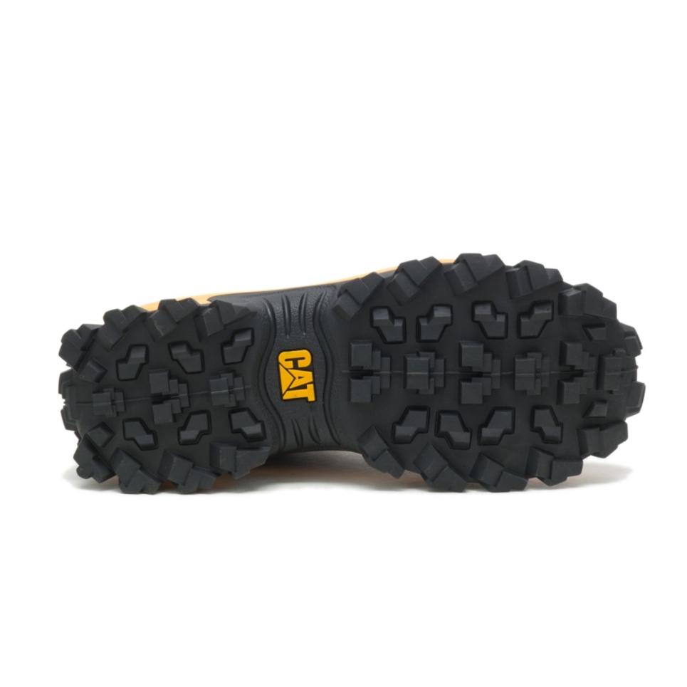 Cat Footwear Intruder Shoe Black-CAT Yellow