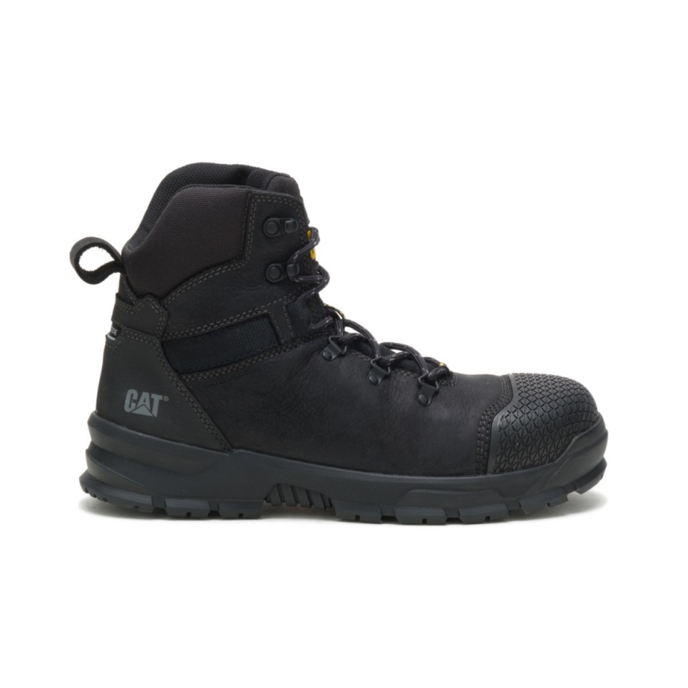 Cat Footwear Men's Accomplice X Waterproof Steel Toe Work Boot Black