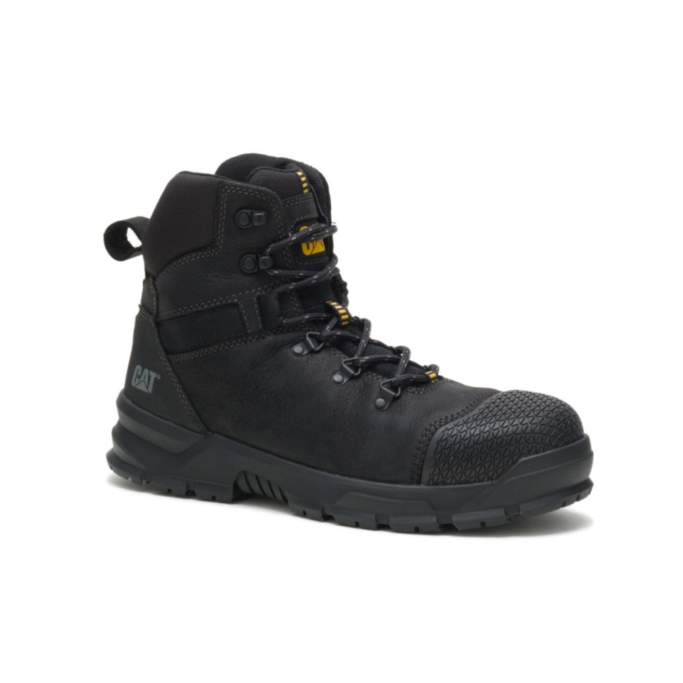 Cat Footwear Men's Accomplice X Waterproof Steel Toe Work Boot Black