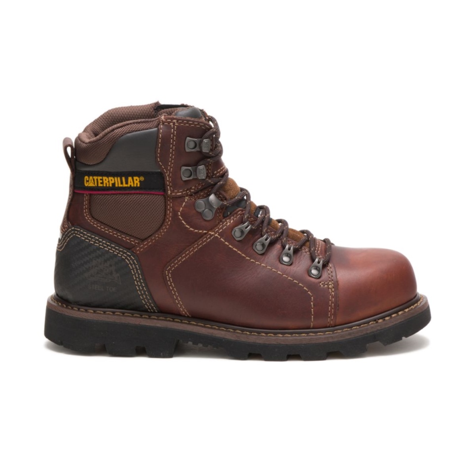Cat Footwear Men's Alaska 2.0 Steel Toe Work Boot Brown