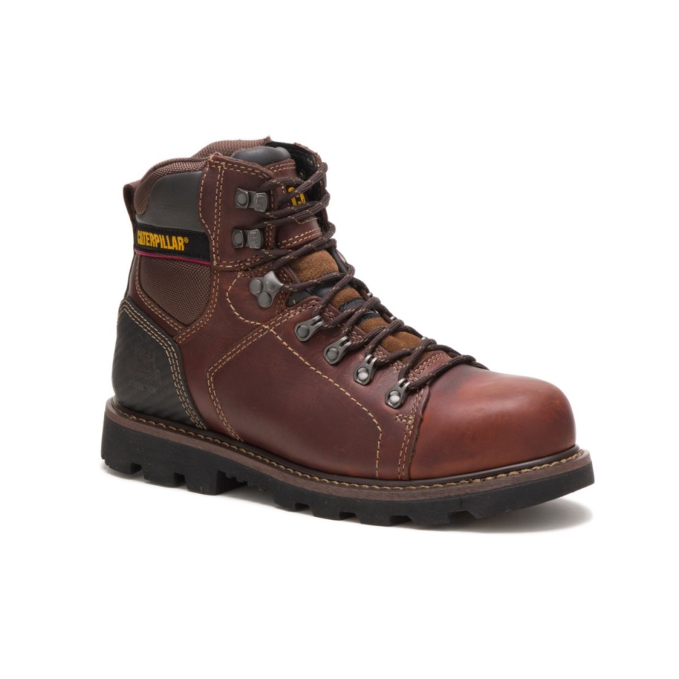 Cat Footwear Men's Alaska 2.0 Steel Toe Work Boot Brown
