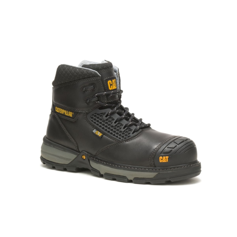Cat Footwear Men's Excavator Superlite Cool Carbon Composite Toe Work Boot Black