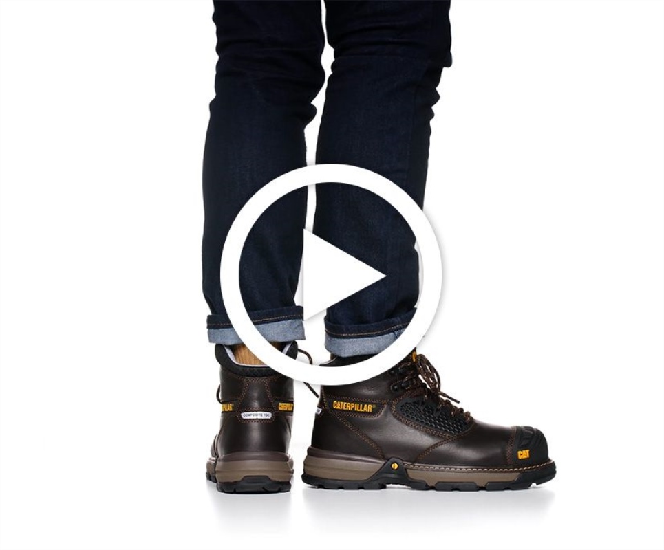 Cat Footwear Men's Excavator Superlite Cool Carbon Composite Toe Work Boot Black