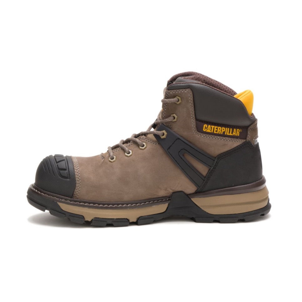 Cat Footwear Men's Excavator Superlite Waterproof Toe Work Boot Bungee Cord