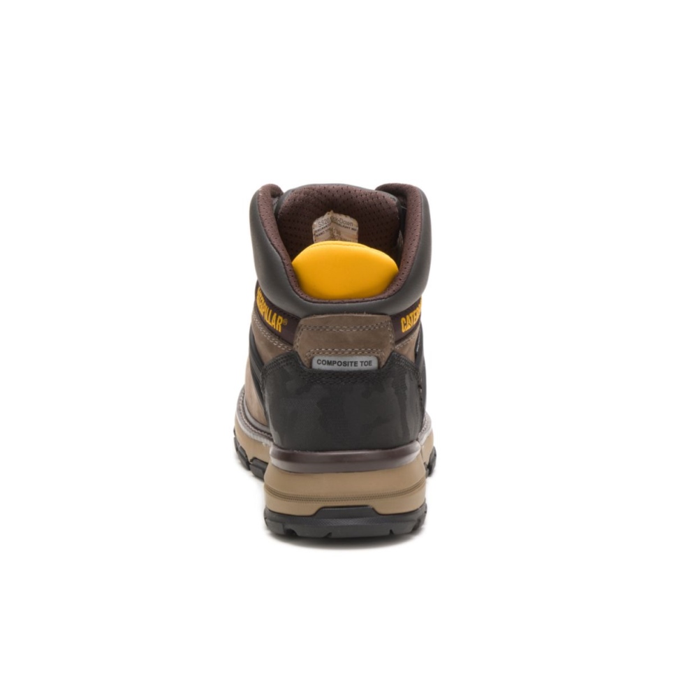 Cat Footwear Men's Excavator Superlite Waterproof Toe Work Boot Bungee Cord
