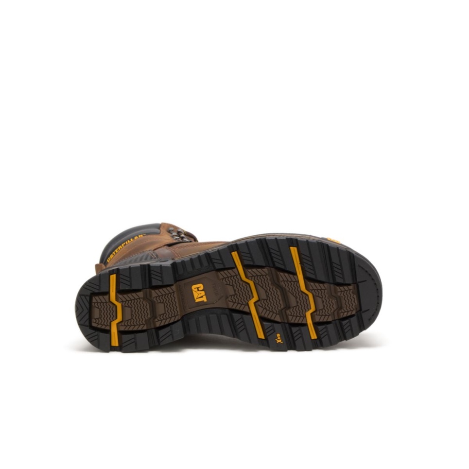 Cat Footwear Men's Excavator XL 8' Composite Toe Work Boot Dark Brown
