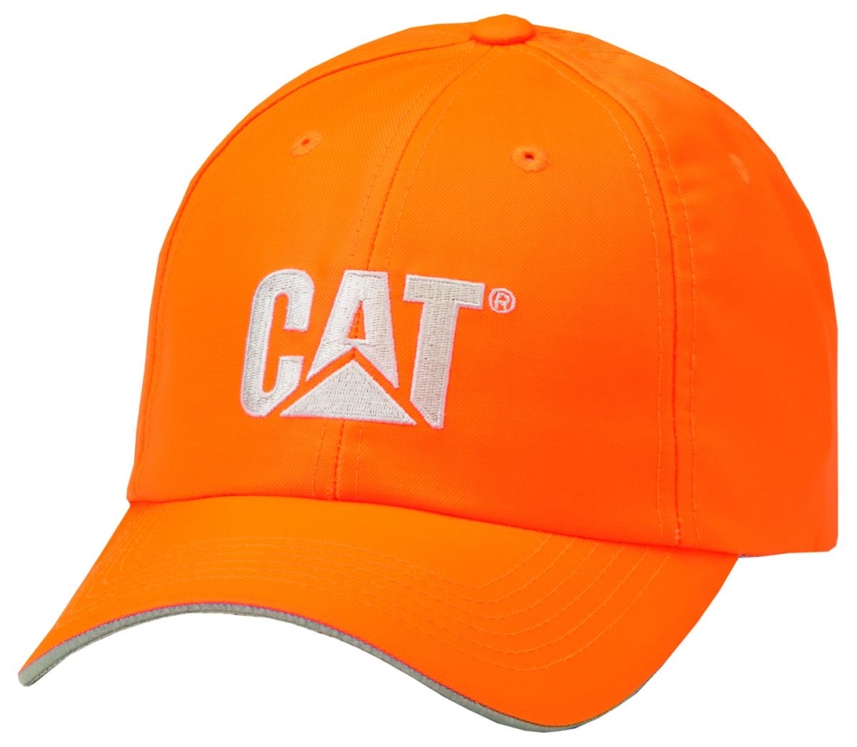 Cat Footwear Men's Hi-Vis Trademark Cap Orange