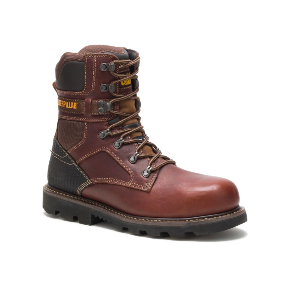 Cat Footwear Men's Indiana 2.0 Steel Toe Work Boot Brown