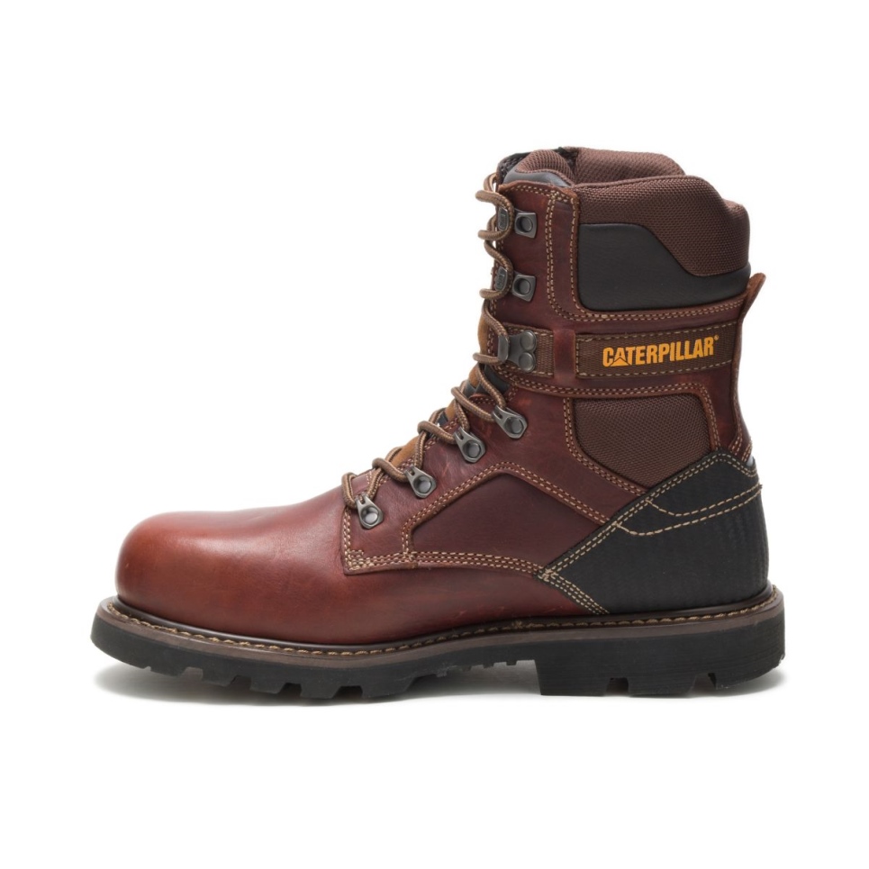 Cat Footwear Men's Indiana 2.0 Steel Toe Work Boot Brown