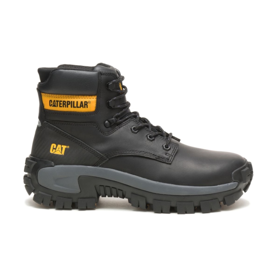 Cat Footwear Men's Invader Hi Steel Toe Work Boot Black
