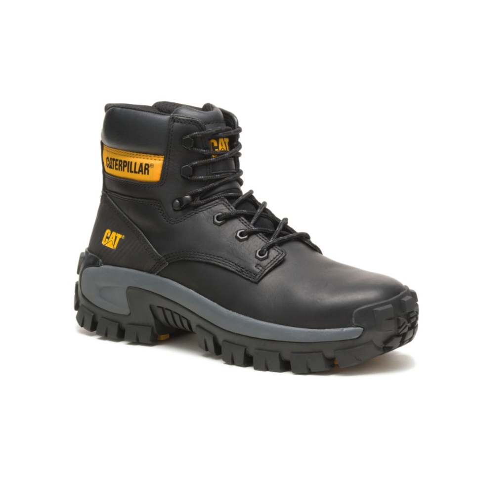 Cat Footwear Men's Invader Hi Steel Toe Work Boot Black