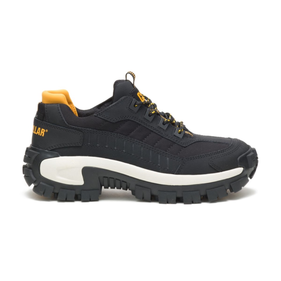 Cat Footwear Men's Invader Steel Toe Work Shoe Black-Full Moon