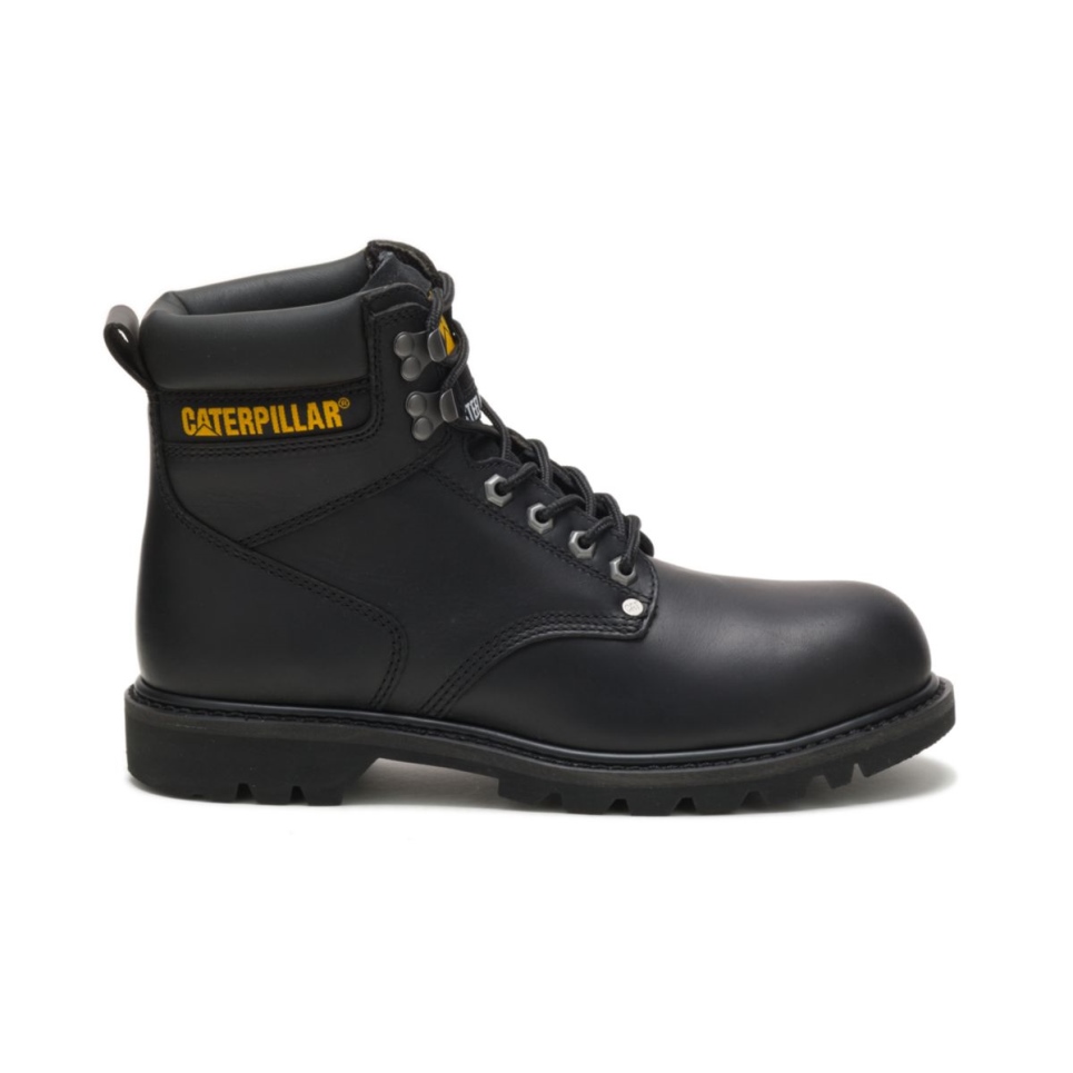 Cat Footwear Men's Second Shift Steel Toe Work Boot Black