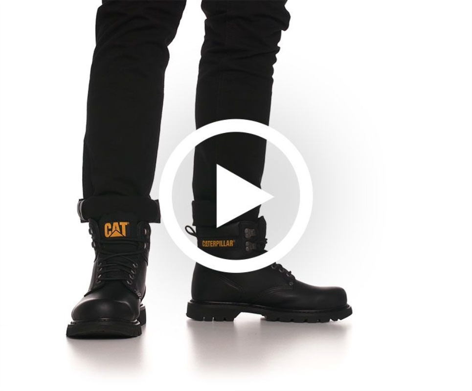 Cat Footwear Men's Second Shift Steel Toe Work Boot Black