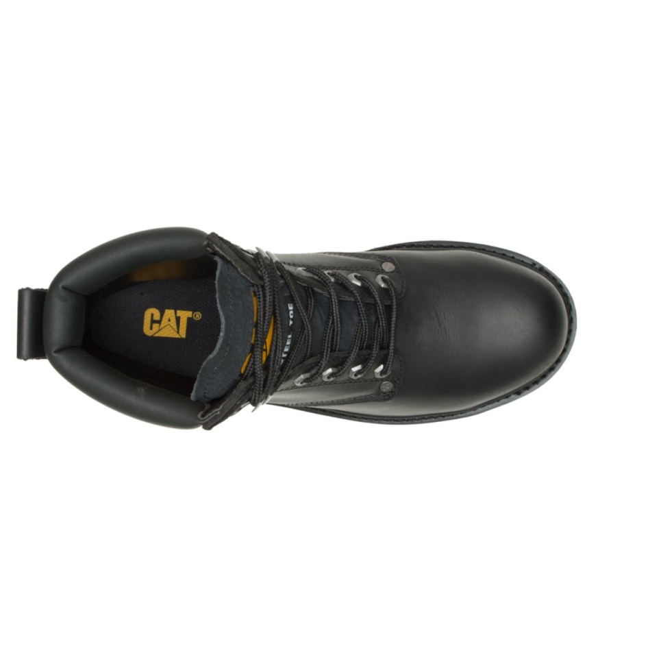 Cat Footwear Men's Second Shift Steel Toe Work Boot Black