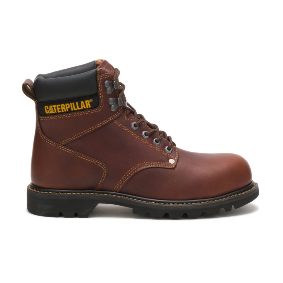 Cat Footwear Men's Second Shift Steel Toe Work Boot Tan