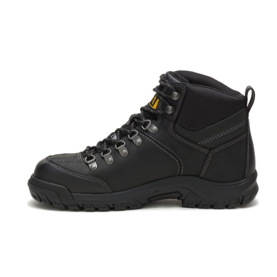 Cat Footwear Men's Threshold Waterproof Steel Toe Work Boot Black