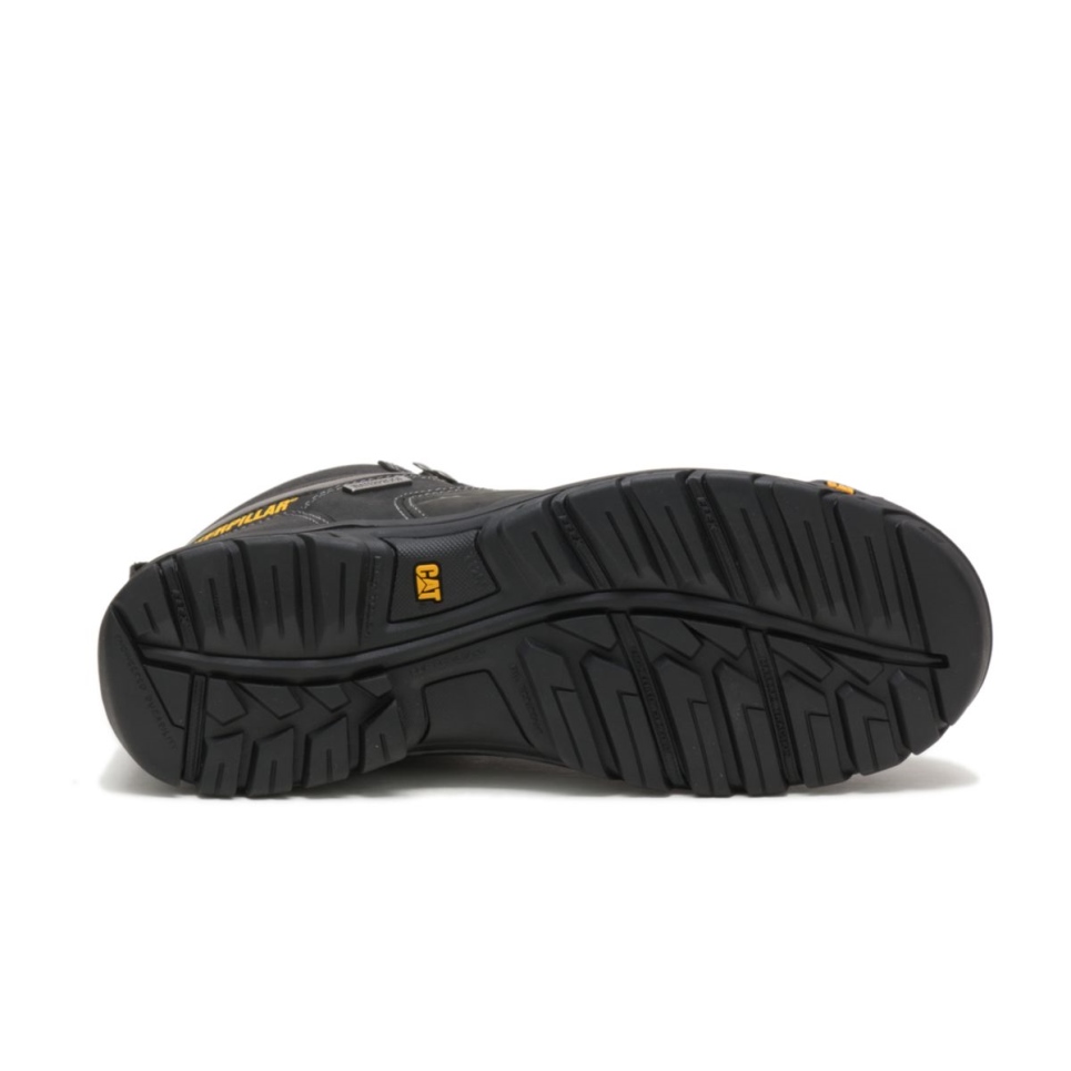 Cat Footwear Men's Threshold Waterproof Steel Toe Work Boot Black