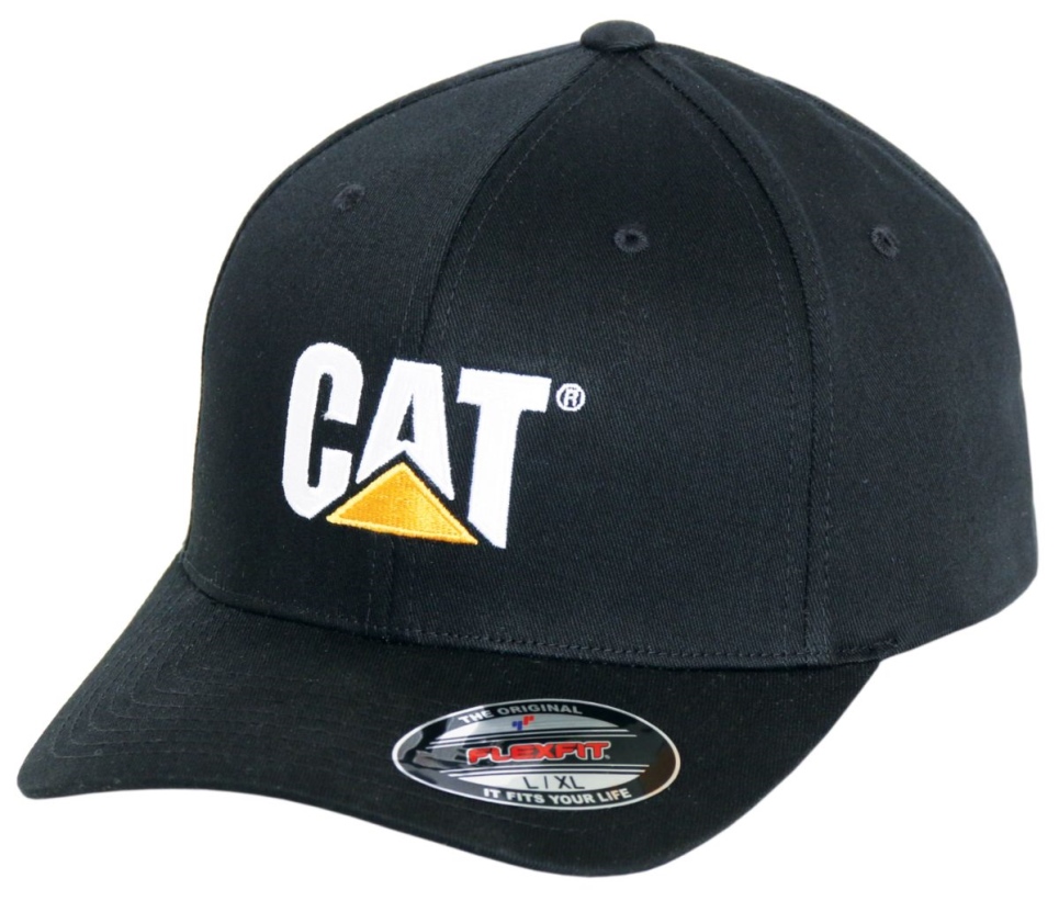 Cat Footwear Men's Trademark Flexfit Cap Black