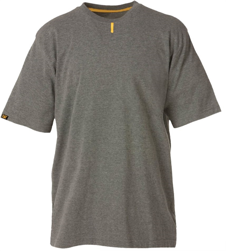 Cat Footwear Men's Trademark Pocket Tee DARK HEATHER GREY