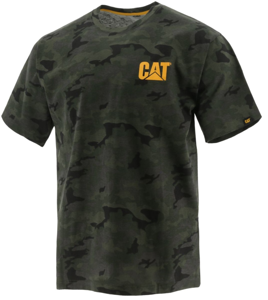 Cat Footwear Men's Trademark Tee Night Camo