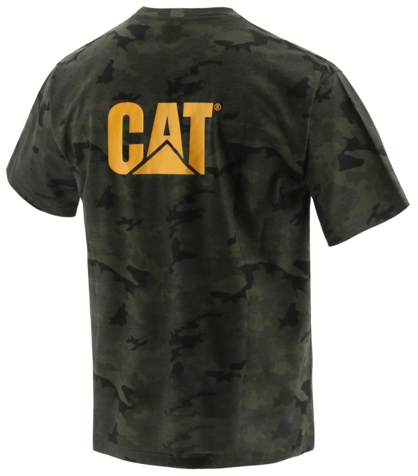 Cat Footwear Men's Trademark Tee Night Camo