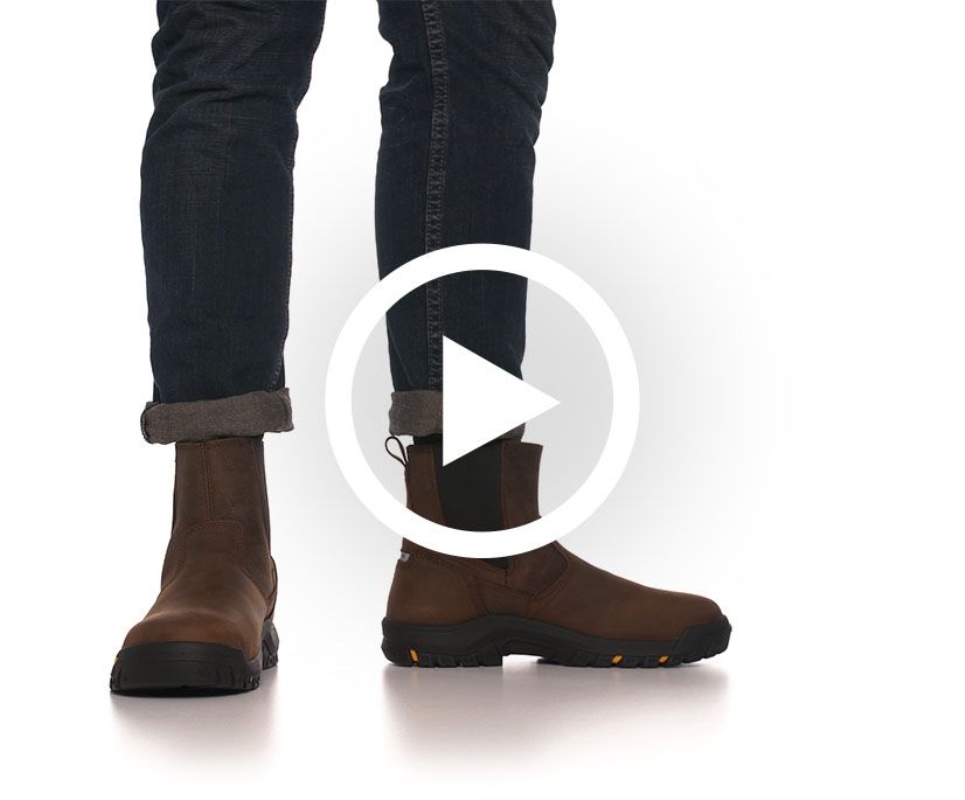 Cat Footwear Men's Wheelbase Steel Toe Work Boot Clay