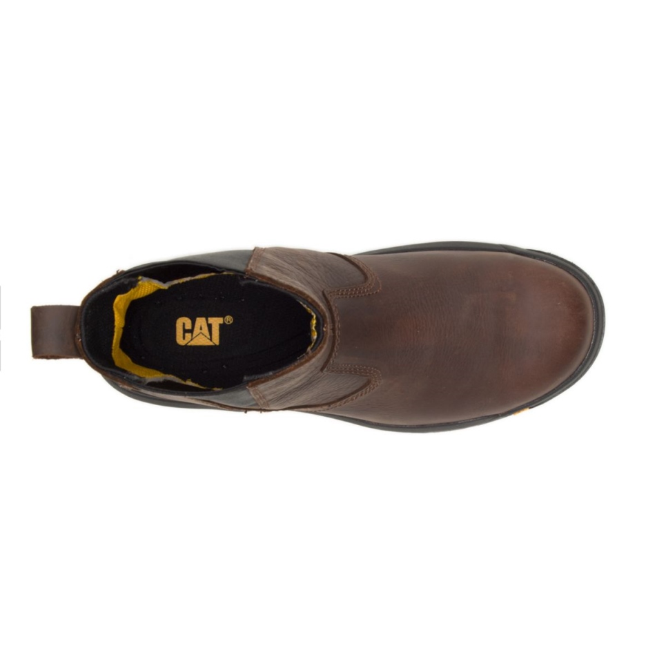 Cat Footwear Men's Wheelbase Steel Toe Work Boot Clay